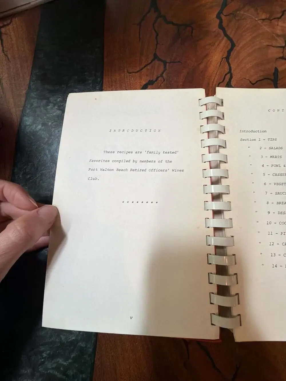 1973 Favorites from the Retired Officers' Wives Club Cookbook, Fort Walton Beach